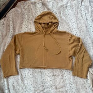 alo yoga cropped hoodie